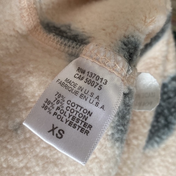 Wild fox Nectar Stripe Tie Dye Jude Lounge Crop sweatshirt - Picture 5 of 5